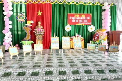 Hội thi “Vẽ tranh dành cho trẻ 5 tuổi” năm học 2023- 2024