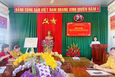 Hội nghị sơ kết 6 tháng đầu năm 2024- Lễ Kết nạp Đảng viên