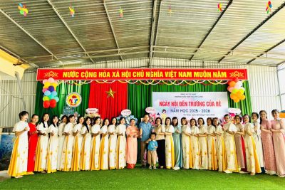 Trường Mầm non Hoa Pơ Lang- Khai giảng năm học mới 2025- 2026