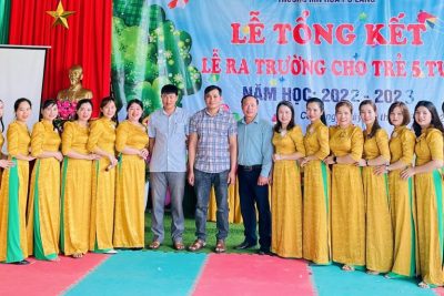 Lễ tổng kết – Lễ ra trường cho học sinh 5 tuổi năm học 2022- 2023