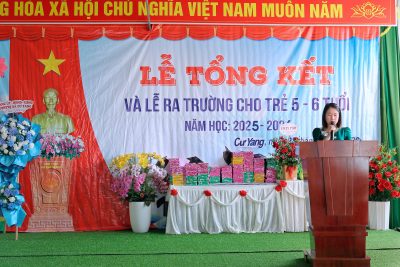 LỄ TỔNG KẾT – LỄ RA TRƯỜNG CHO TRẺ 5 – 6 TUỔI NĂM HỌC 2025 – 2026 TRƯỜNG MẦM NON HOA PƠ LANG