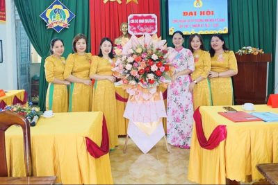 Đai hội Công đoàn cơ sở trường MN Hoa Pơ Lang lần thứ V – Nhiệm kỳ 2023- 2028