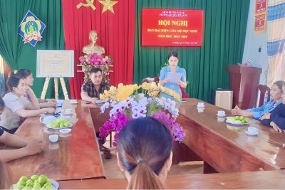 Hội nghị “Ban đại diện cha mẹ học sinh” năm học 2023- 2024